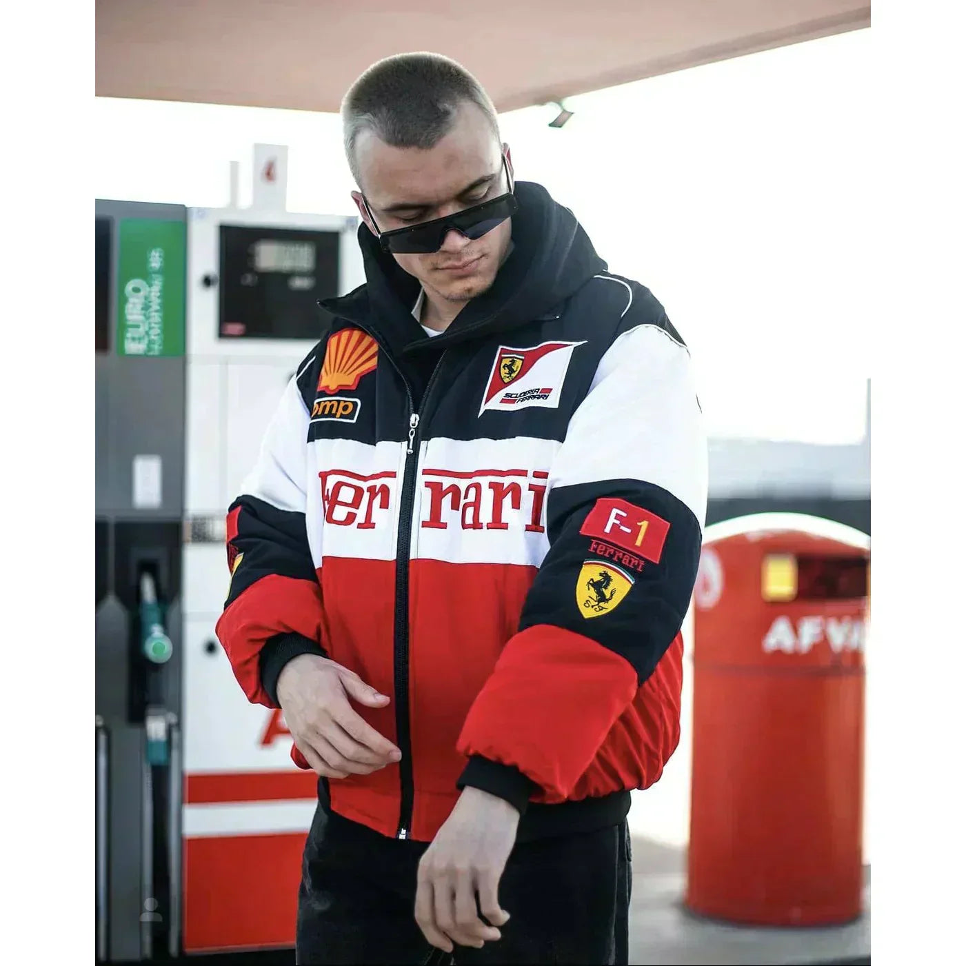 Giacca Vintage Ferrari – Unisex – Retro