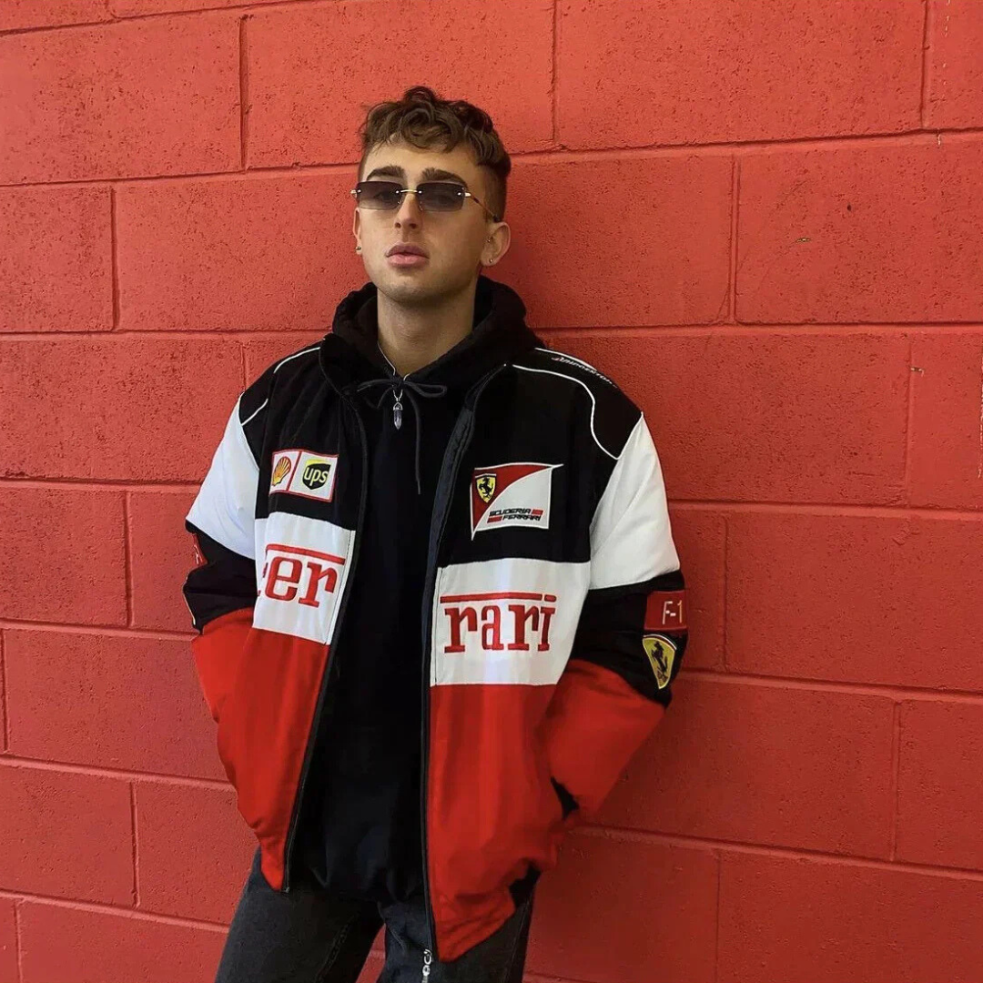 Giacca Vintage Ferrari – Unisex – Retro